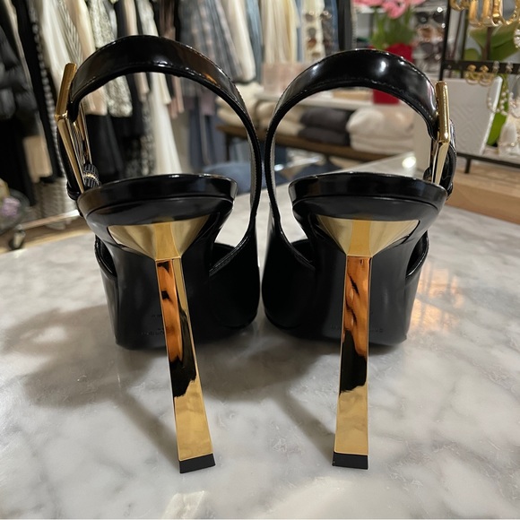 saint laurent lee slingback pumps - Picture 4 of 8